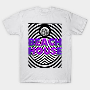 Beach House Op Art T-Shirt